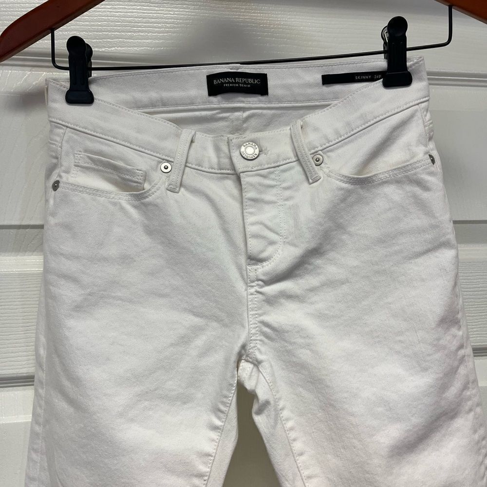 Banana Republic Premium Denim Skinny Jeans sz 24P EUC